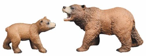 Паремо Фигурки серии "Мир диких животных": Семья бурых медведей