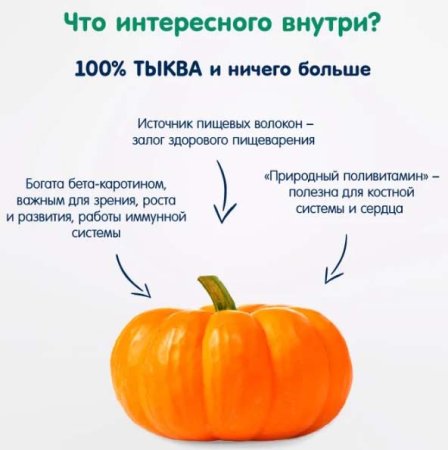 Fleur Alpine Пюре "Тыква", с 5 месяцев, 90 г