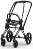 Коляска 2в1 CYBEX Priam Style Matt Black + спальный блок (Off White)