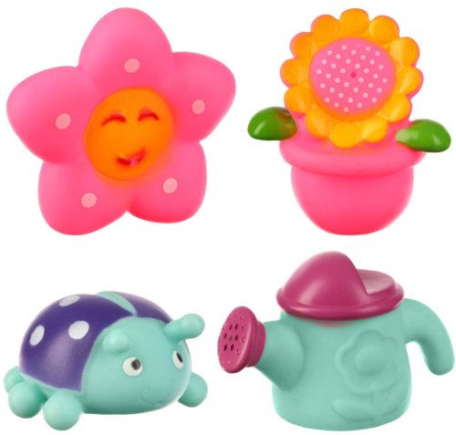 Крошка Я Набор резиновых игрушек для ванны «Мир насекомых»
