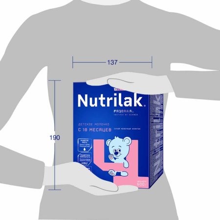 Nutrilak Молочная смесь Premium 4, с 18 месяцев, 600 г