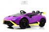 E888EE Электромобиль Lamborghini Huracán STO (Желто-фиолетовый)