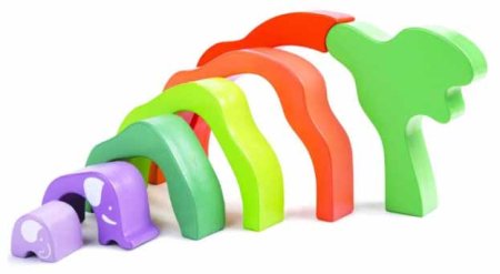 Hape Развивающая игрушка 3 в 1 "На сафари со слонами"