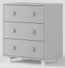 Incanto Комод Papi Lux 800/3 / цвет серый-белый