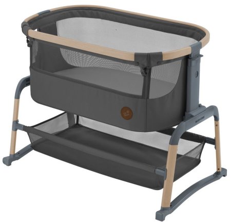 *Maxi-Cosi Колыбель IORA AIR Beyond Graphite ECO/графитовый (c колесами) (11216419/200624/0006086, К