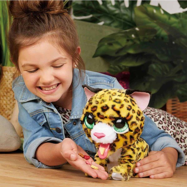FurReal Friends Игрушка интерактивная Леопард, 23 см