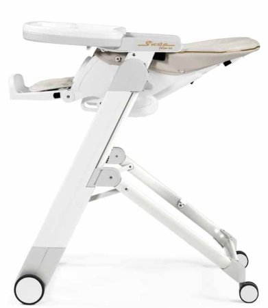 Peg-Perego Стульчик для кормления Siesta Follow Me, цвет Lucent (светло-серый)