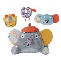 Ebulobo Развивающая игрушка Слонёнок Зигги и его друзья					