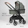 (Т) Коляска 2в1 Bambini Moretti Mirage  (Olive)
