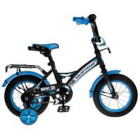 Mustang 283749 Велосипед детский 12" / цвет черно-синий матовый					
