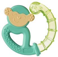 Chicco Игрушка с зубным кольцом "Обезьяна" и "Ленивец"					